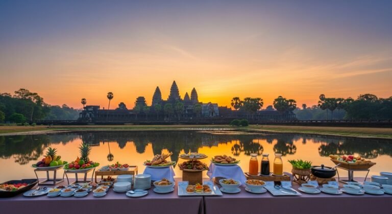 Top Hotels near Angkor Wat early breakfast for sunrise Header
