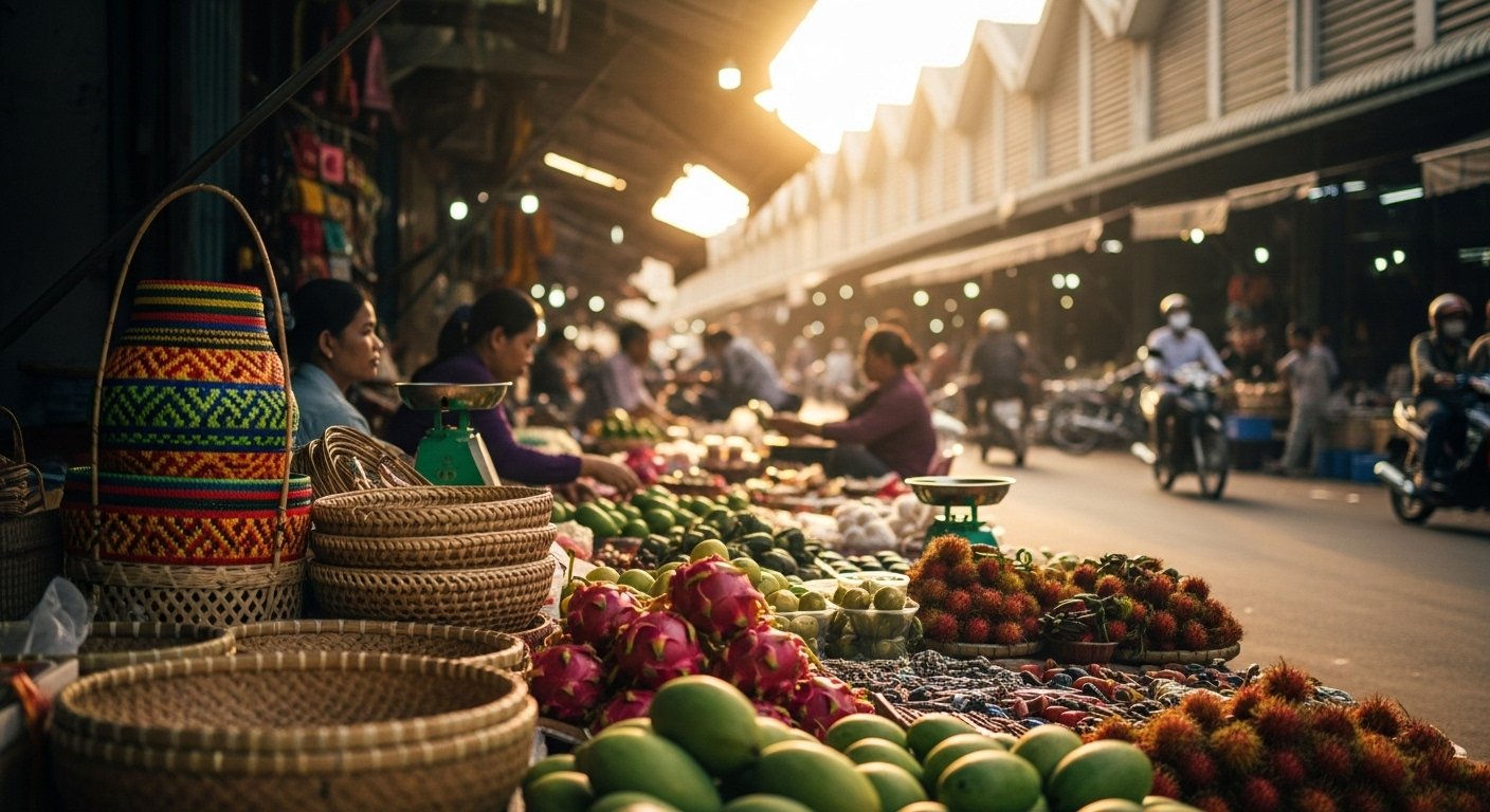 Top 6 Markets to Explore in Cambodia Header